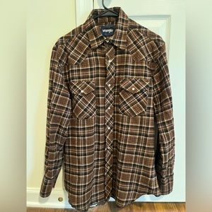 Wrangler wrancher flannel shirt